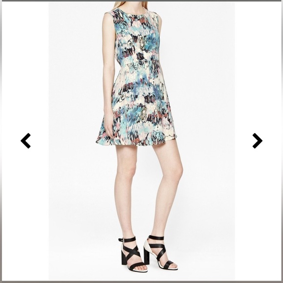 French Connection 'Isla' Ripple Print Jersey Fit & Flare Dress - Picture 3 of 13